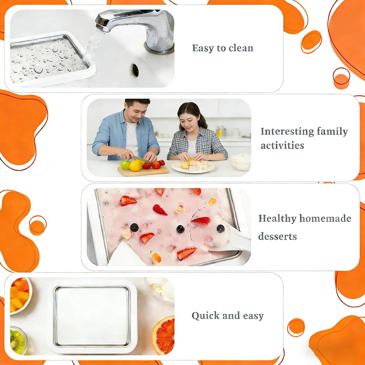 Roll & Chill Rolled Ice Cream Maker Kit