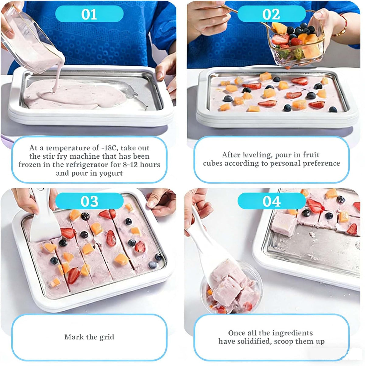 Roll & Chill Rolled Ice Cream Maker Kit